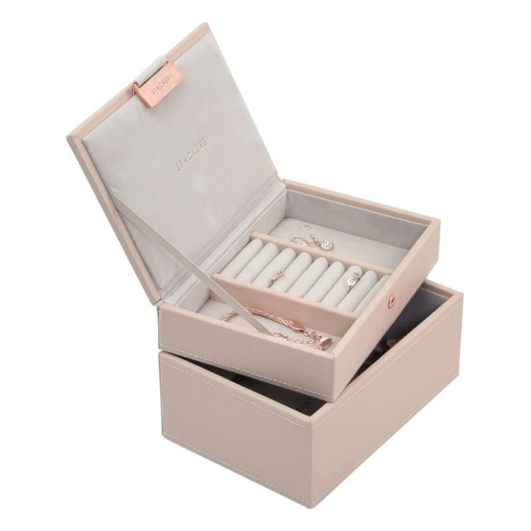 2dílná šperkovnice světle růžová Paris