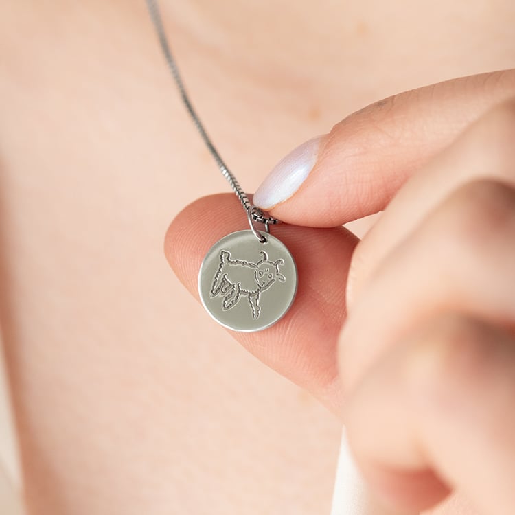 Přívěsek s gravírem beránka Malý princ 139142