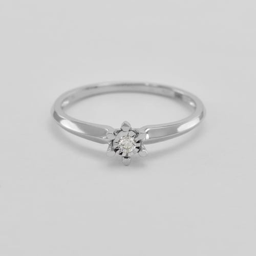 Solitaire prsten s lab-grown diamantem Leandra