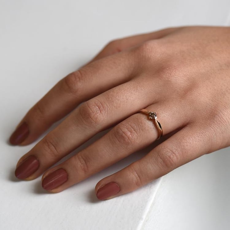 Zásnubní diamantový prsten 51378