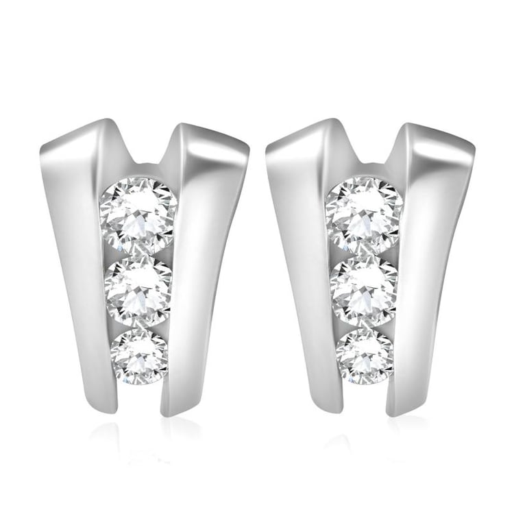 Diamantové náušnice Evima