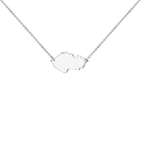 Stříbrný náhrdelník Česká republika