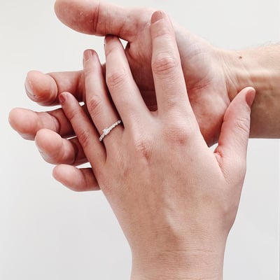 Zásnubní prsten s diamanty