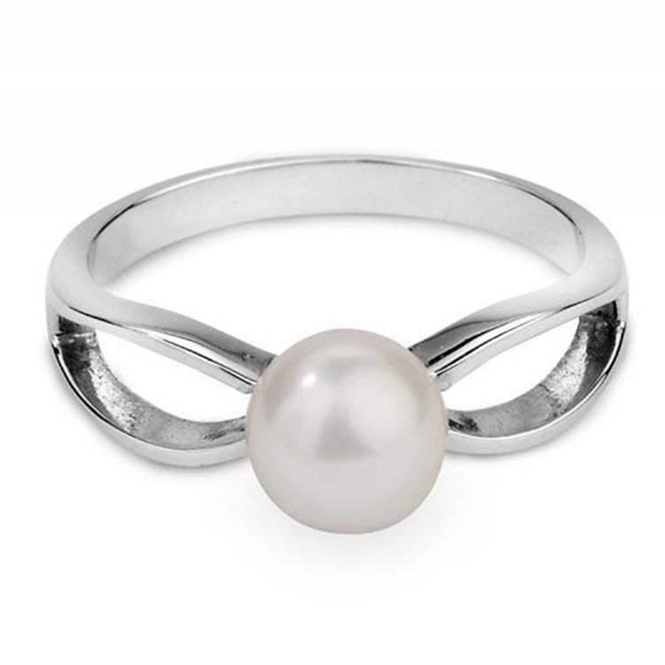 Zlatý prsten s perlou 76638