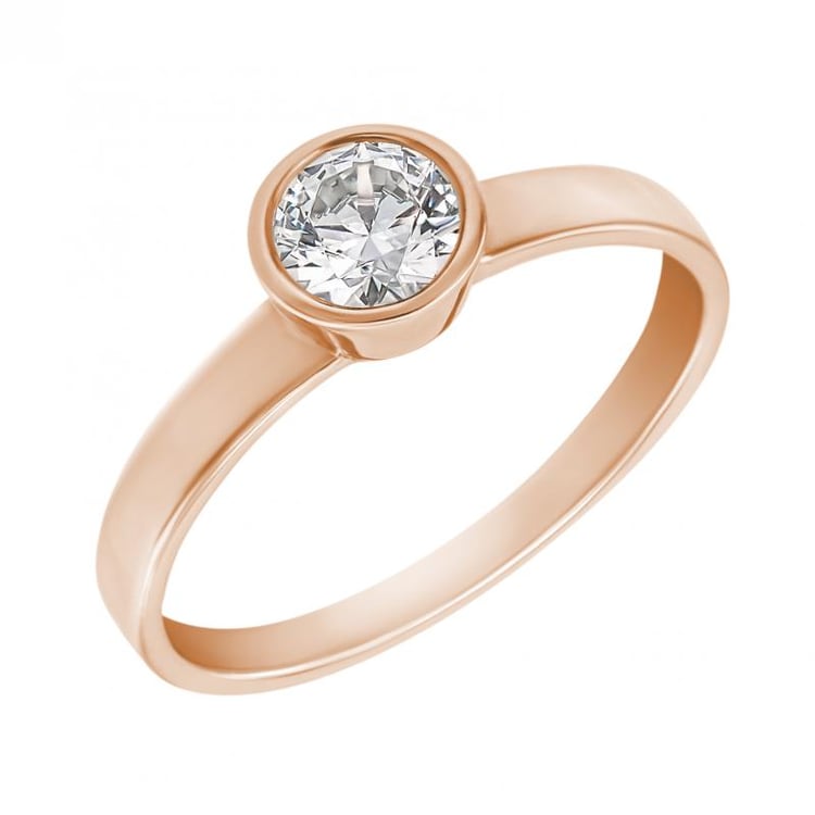 Prsten z bílého zlata 11351