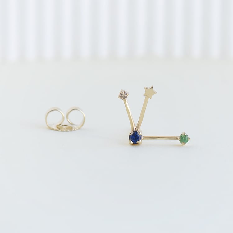 Zlaté náušnice 95200