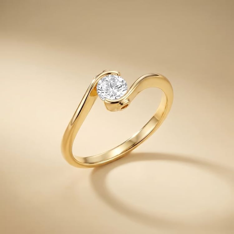 Zásnubní prsten s výběrem písmene a lab-grown diamanty Saffar 167567