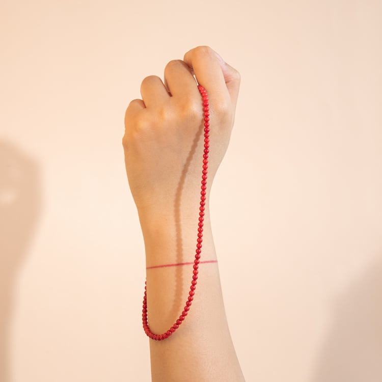 Korálová stříbrná kolekce šperků s perlou Anam 109692