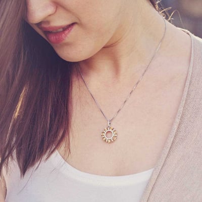 Náhrdelník s citríny