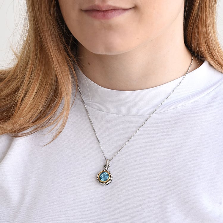 Náhrdelník s topazem 81797