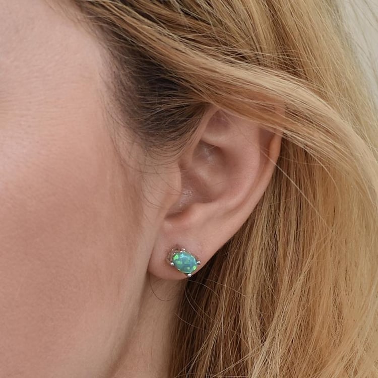 Náušnice ze stříbra 27614