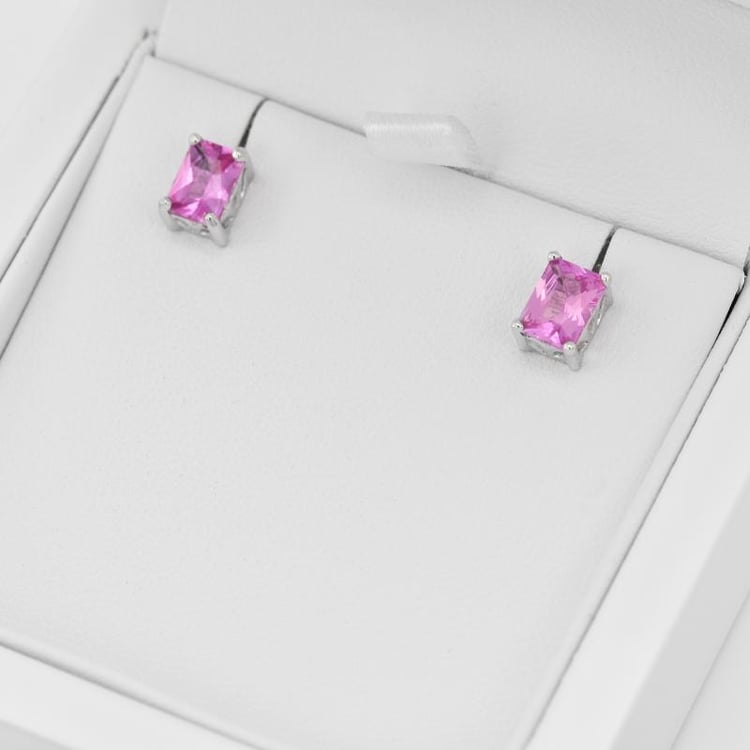 Safírové náušnice 20446