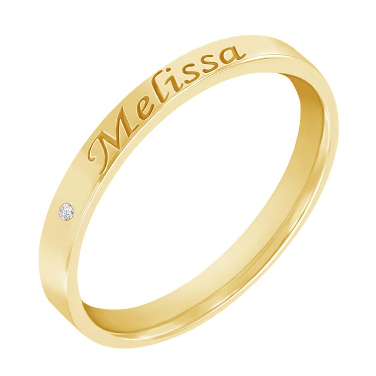 Zlatý prsten s gravírem 65576