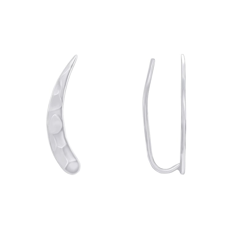 Náušnice ear climber ze stříbra 42099