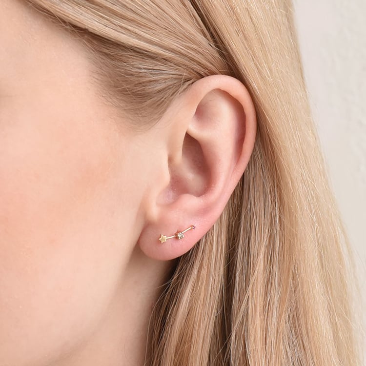 Zlaté náušnice 95189