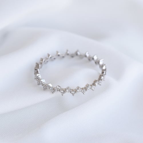 Eternity prsten s lab-grown diamanty Melanthios