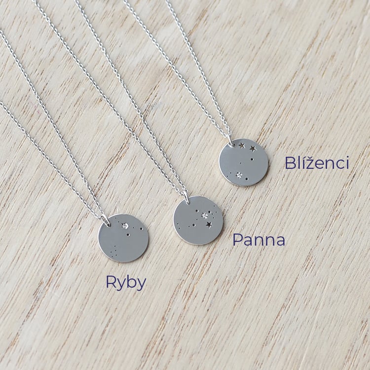 Přívěsek s diamantem a se souhvězdím 60306