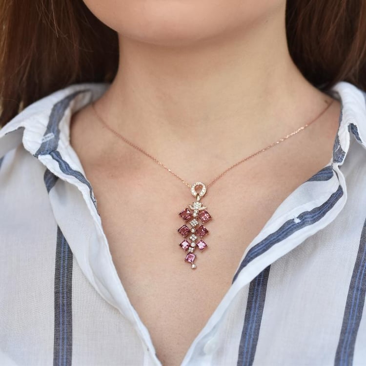 Náhrdelník s turmalíny 17817