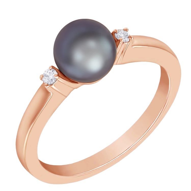 Prsten ze zlata s perlou 24664