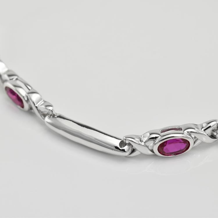 Elegantní stříbrný náramek 21788