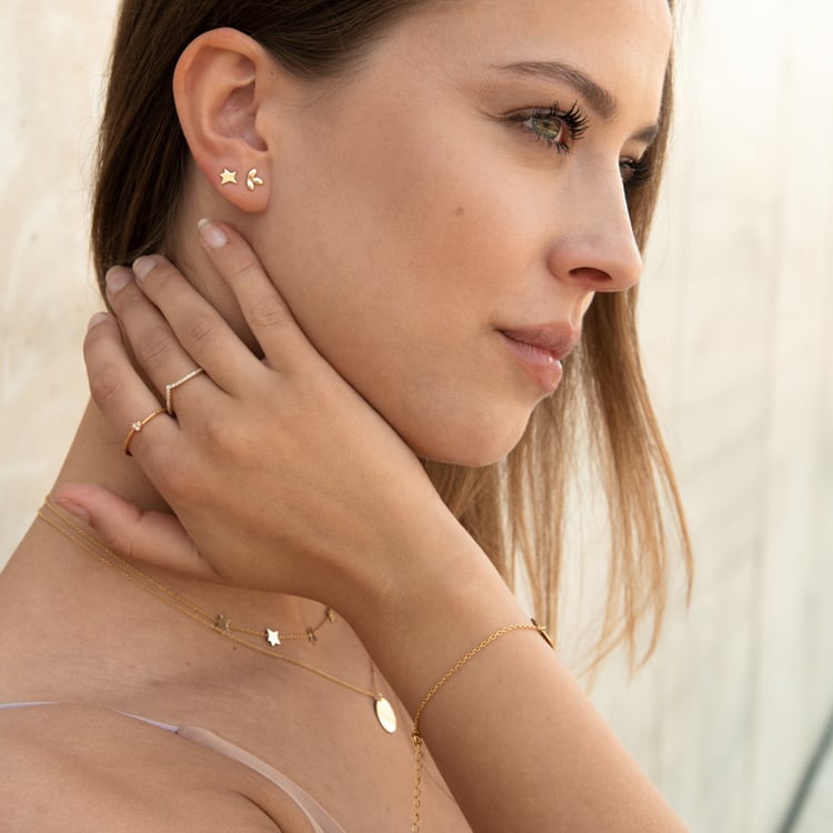 Stříbrná kolekce šperků s hvězdami Malý princ 123067