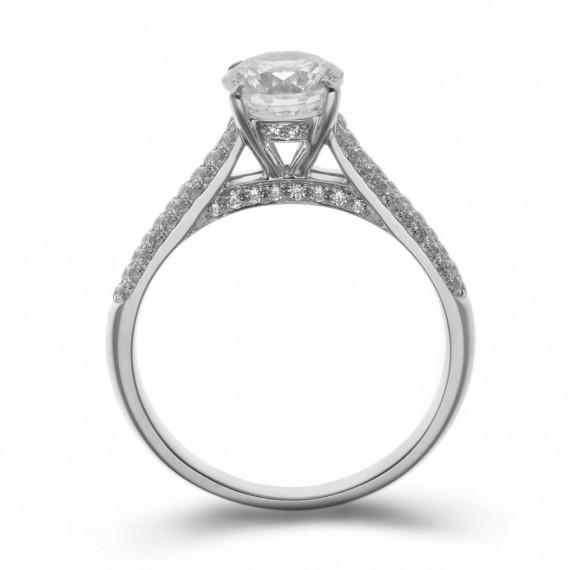 Prsten z platiny Emyn 10498