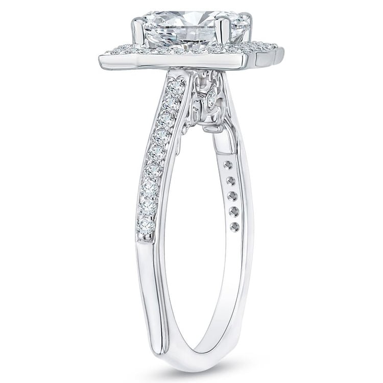 Zlatý zásnubní prsten s diamanty 46393