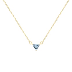 Minimalistický náhrdelník s akvamarínem Modu