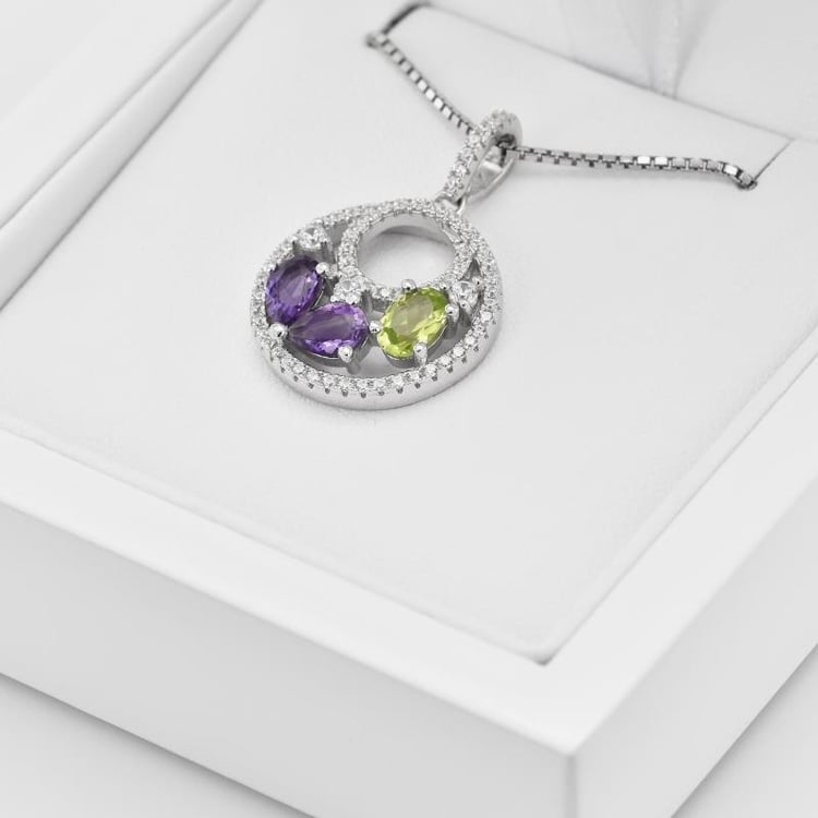 Drahokamový náhrdelník Dusteenah 9549