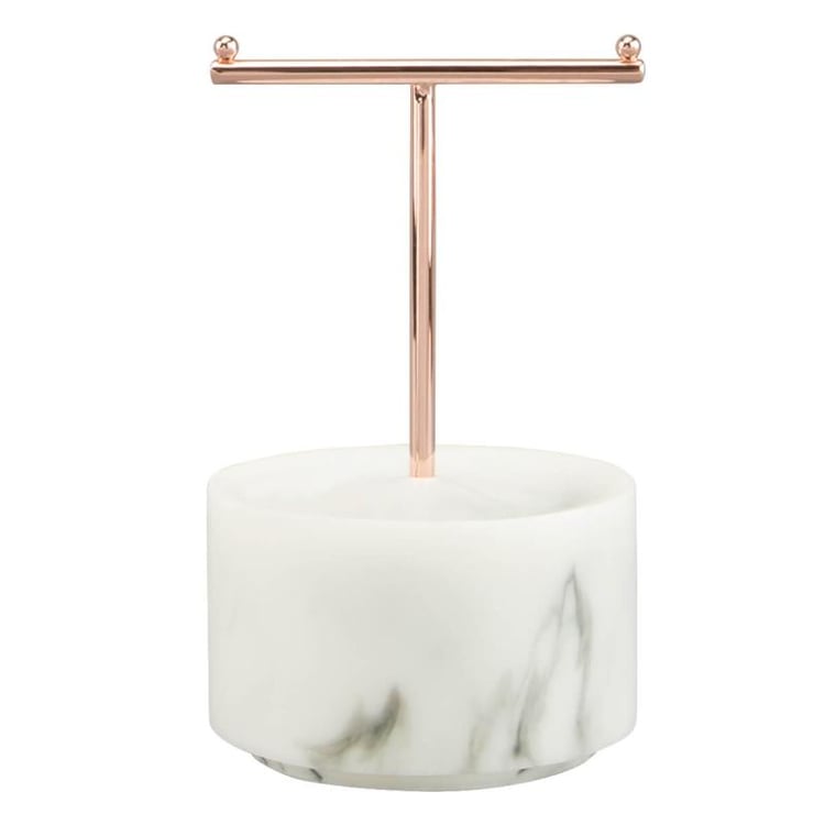 Malý stojánek na šperky s mramorovým boxem Boston 40947