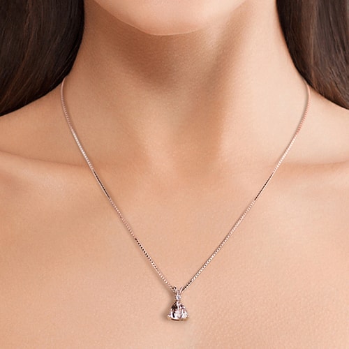 Morganitový přívěsek ze zlata 32665