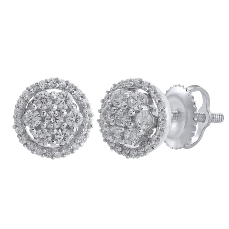 Zlaté náušnice s diamantmi Mariot