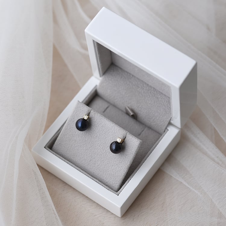 Zlaté náušnice s diamanty 58520