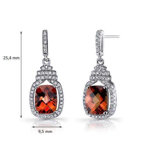 Náušnice se safíry Tavor 11979