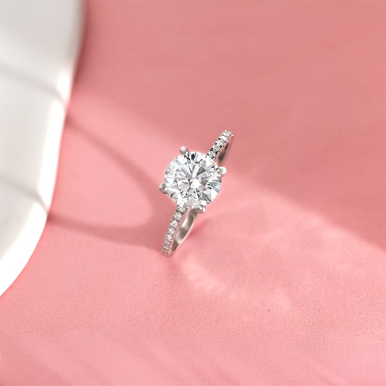 Zásnubní prsten s lab-grown diamanty Prisha 149657