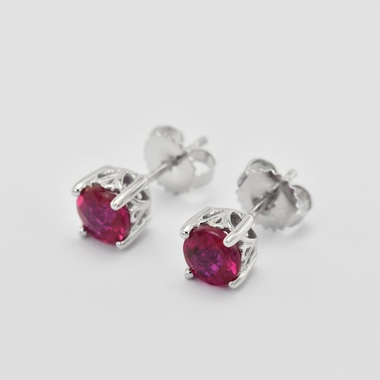 Rubíny v náušnicích 27456