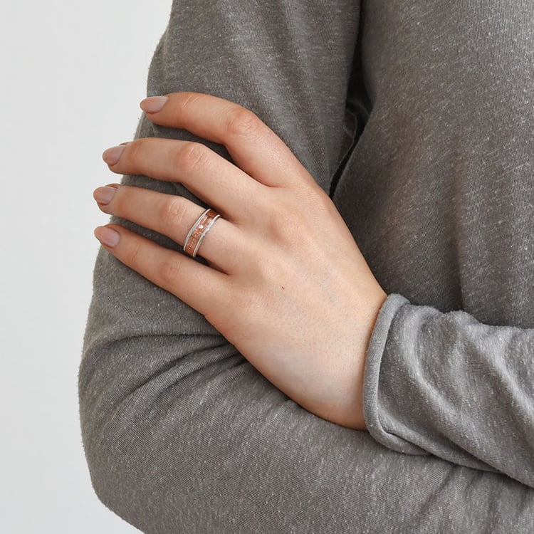 Dámský snubní prsten ze zlata 76988