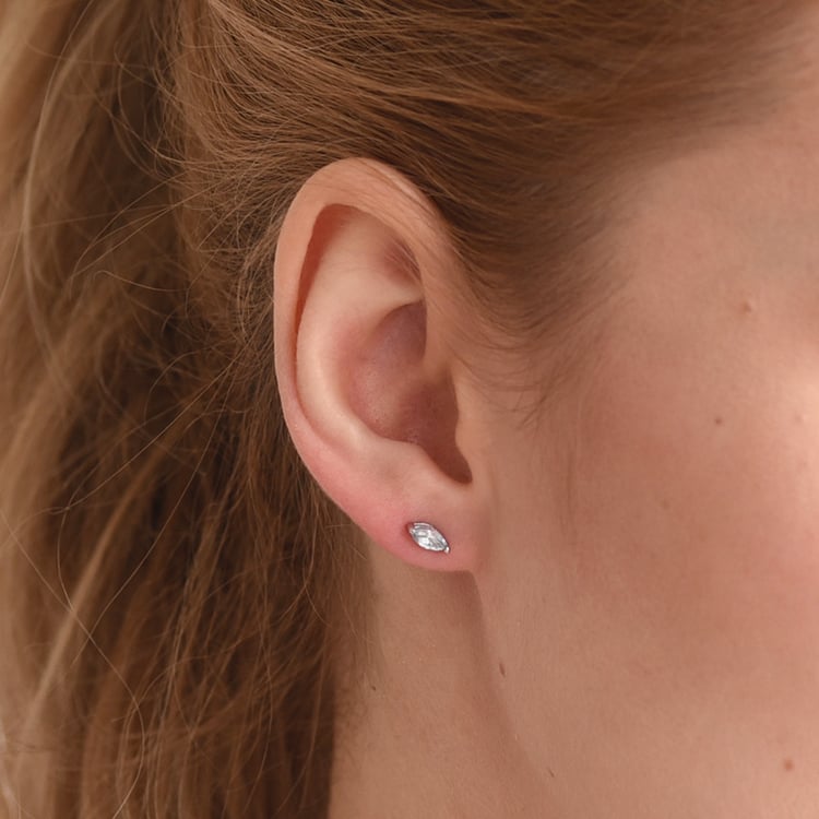 Minimalistické náušnice s akvamaríny 60351