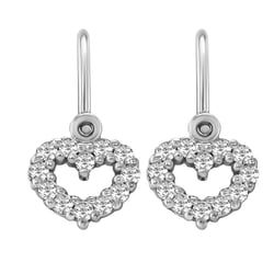 Zlaté dětské náušnice srdíčka Adeliza