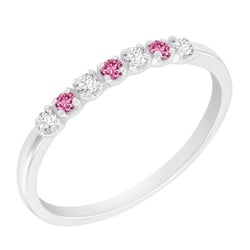 Eternity prsten se safíry a diamanty Gianna