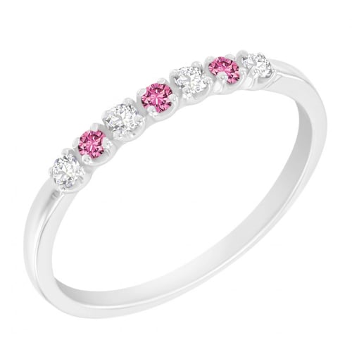 Eternity prsten se safíry a diamanty Gianna