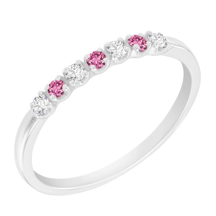 Eternity prsten se safíry a diamanty Gianna 120065