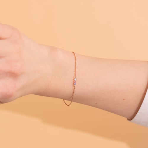 Minimalistický náramek s drahokamy dle vašeho výběru Joe