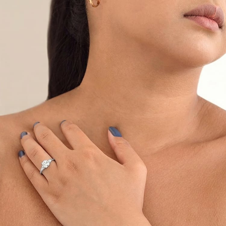 Zásnubní prsten ze zlata s 0.32ct IGI certifikovaným lab-grown diamantem Diana 166602