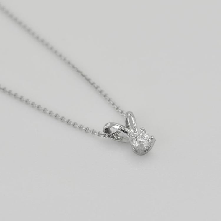 Zlatý náhrdelník s diamantem 36341