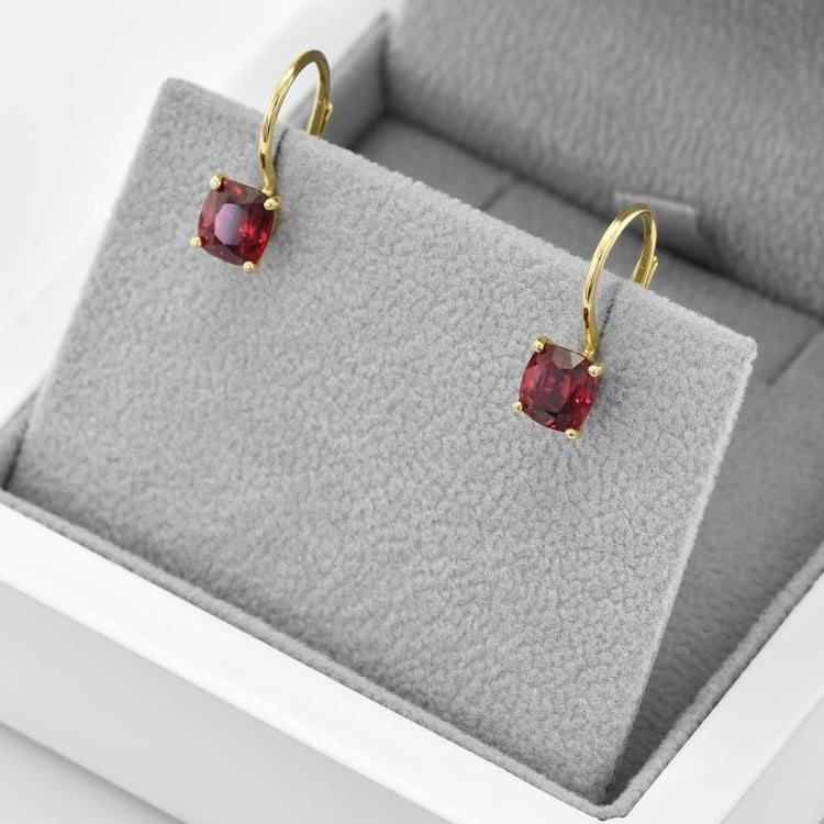 Zlaté spinelové náušnice 44594