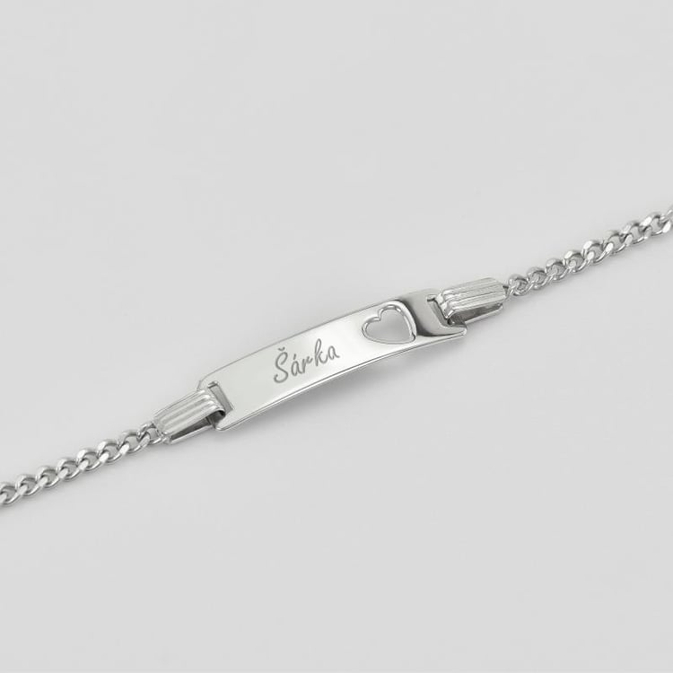 Náramek ze stříbra 30903