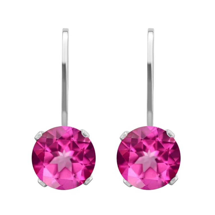 Topazové náušnice ze stříbra