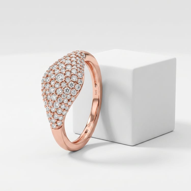 Zlatý prsten s lab-grown diamantem Ciarra 169719