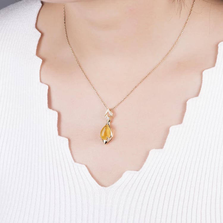 Náhrdelník s citrínem 18387